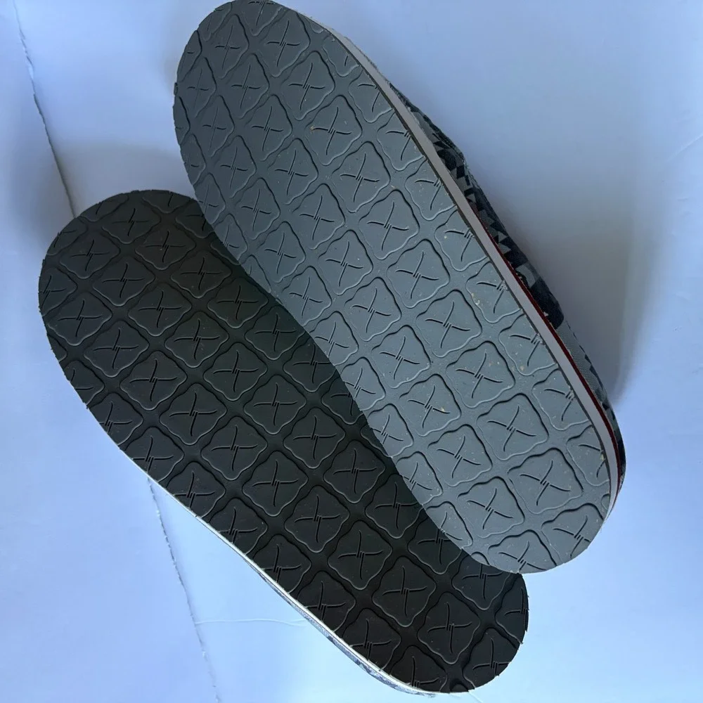 Twisted X Hooey Loafers Mens Size 8 Gray Aztec Geometric Western Slip On